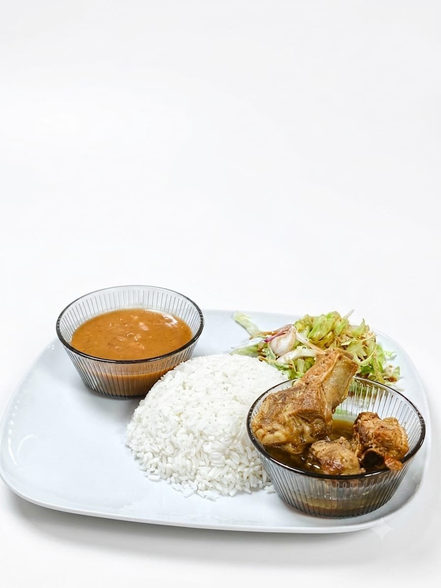 Carne asada con tostones